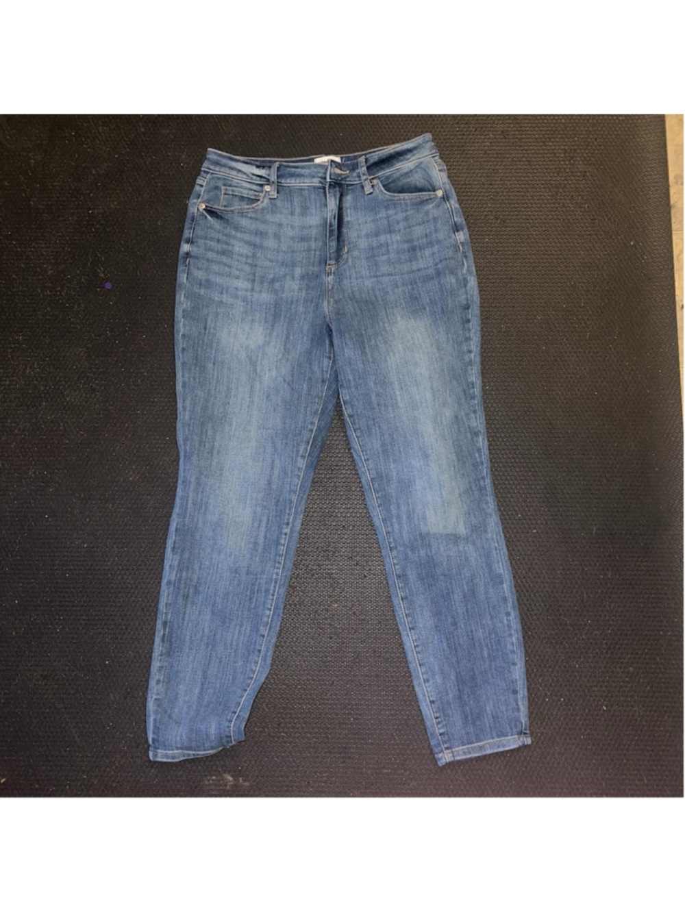 Sonoma Goods For Life Straight Jeans Womens 10 Regular Fit Blue Med Wash Denim